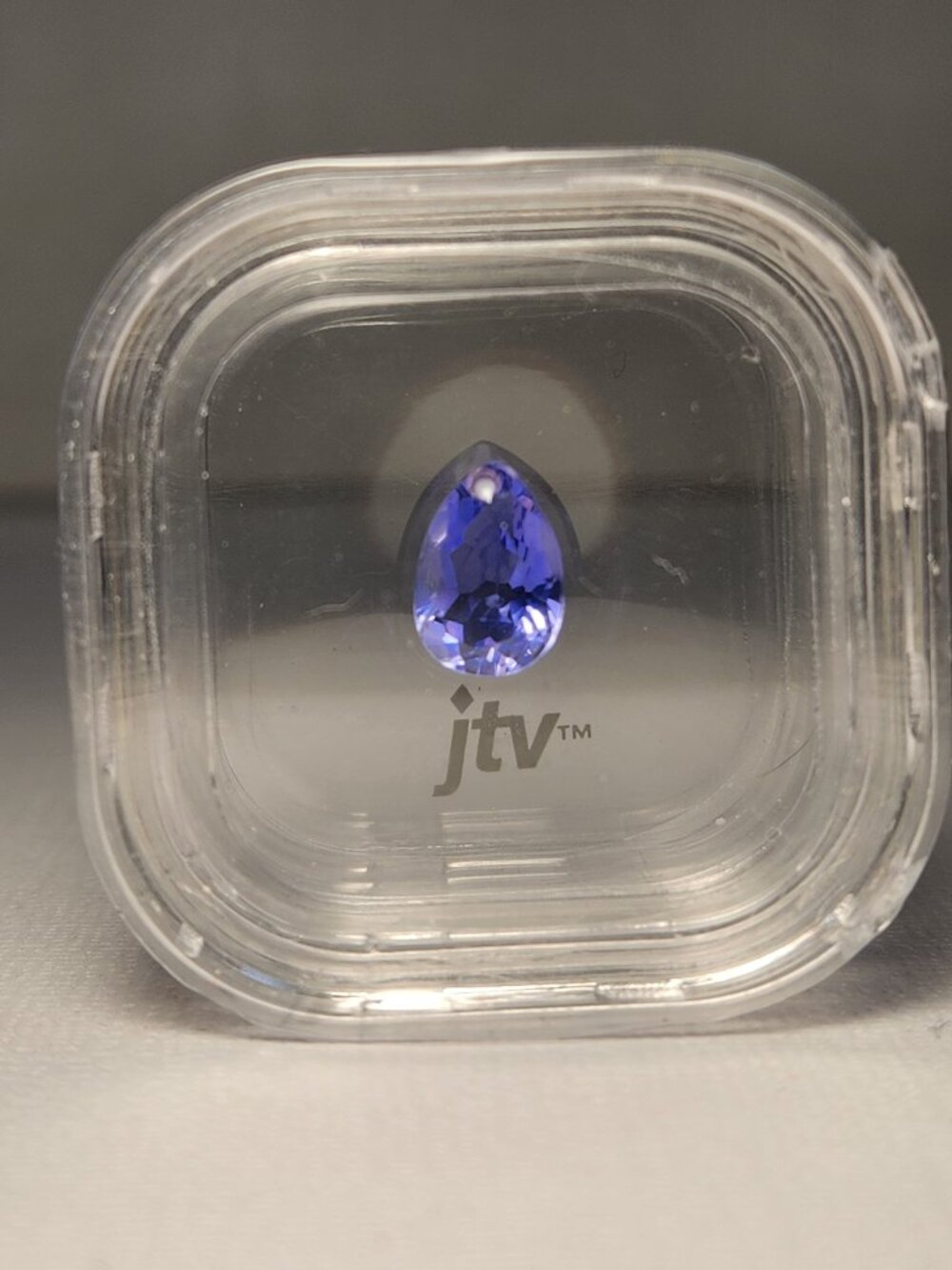 VTG SEALED Genuine Color Change Fluorite 10x7mm Pear Loose Gemstone